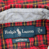 Ralph Lauren Checked Shirt - Small Red Cotton