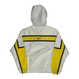 Sportswear Nike Striped Windbreaker - Small White Polyester