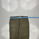 Carhartt Double Knee Cargo Pants - 34W 34L Green Cotton
