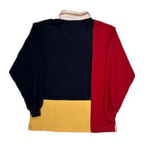 Nautica Rugby Shirt - Medium Navy Cotton