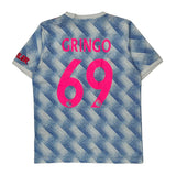 Manchester United Adidas 2021-22 Gringo Away Football Shirt - Medium Blue Polyester