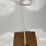 501 Levis Jeans - 30W 29L Brown Cotton