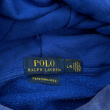 Polo By Ralph Lauren Hoodie - Large Blue Cotton
