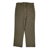 Sickle Cargo Trousers - 34W 30L Khaki Cotton