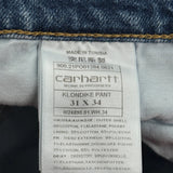 Carhartt Jeans - 32W 33L Blue Cotton