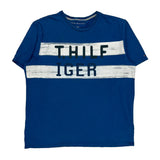 Tommy Hilfiger Striped T-Shirt - XL Blue Cotton