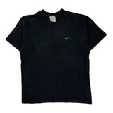 Nike T-Shirt - Medium Black Cotton