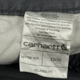 Carhartt Cargo Trousers - 32W 28L Grey Cotton Blend