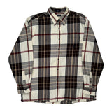 Nautica Checked Flannel Shirt - XL Multicoloured Cotton