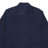 CLUB ROOM Mens Navy Blue Shirt L Button-Down Collar Long Sleeve Cotton Blend