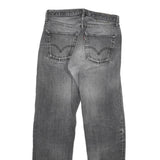 LEVI'S Mens Regular Fit Black Denim Jeans Cotton Blend W30 L30 Classic Style
