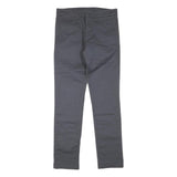 CARHARTT Mens Polyester Blend Regular Fit Straight Trousers W32 L33 Dark Grey