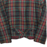 WINUDRESS Womens Green & Red Check Wool Blend Tailored Button Jacket UK 10