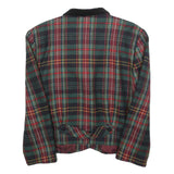 WINUDRESS Womens Green & Red Check Wool Blend Tailored Button Jacket UK 10