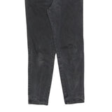 GARRY Womens Jeans Black Regular Straight Denim Medium W28 L30 Stylish Zip