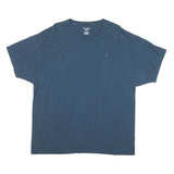 CHAMPION Mens Blue Graphic T-Shirt XL Short Sleeve Crew Neck Cotton Blend Casual