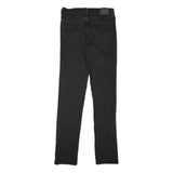 LEVI'S Womens Black Slim Skinny Denim Jeans W28 L32 Zip Closure