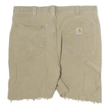 CARHARTT Mens Shorts Beige Casual Plain M W36 Relaxed Fit Cotton Workwear