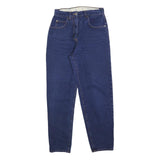 BERNT BERGER Womens Blue Regular Fit Straight Denim Raw W28 L30 Classic Jeans