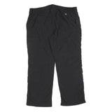 THE NORTH FACE Womens Black Relaxed Straight Trousers W38 L28 Outdoor Casual Zip