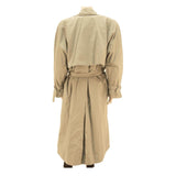 Womens Beige Cotton Blend Long Sleeve Button Jacket UK 18 Casual Classic Trench