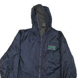 DICKIES Mens Navy Department Of Public Works Hooded Zip Jacket L Polyester Blend