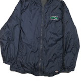 DICKIES Mens Navy Department Of Public Works Hooded Zip Jacket L Polyester Blend