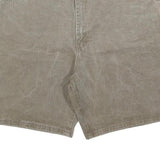 WRANGLER Mens Shorts Beige Casual Plain XL W38 Cotton Comfort Summer