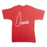 EVERYTHING COCA COLA Mens Red Graphic T-Shirt M Short Sleeve Crew Neck Coca-Cola