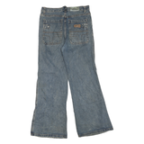 Womens Blue Regular Fit Wide-Leg Denim Jeans Cotton Blend W30 L29 Classic Style