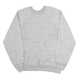 TULTEX Womens Grey Sweatshirt Crew Neck 3XL Cotton Blend Casual Pullover