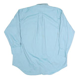 NAUTICA Mens Blue Button-Down Collar Long Sleeve Shirt XL Polyester Blend Casual
