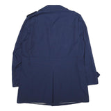 NORD WEST Mens Blue Classic Jacket M Polyester Blend Button Closure Formal