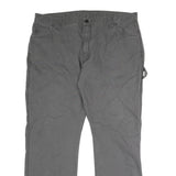 DICKIES Mens Grey Regular Fit Straight Cotton Blend Jeans W40 L27 Workwear