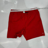 Nike Sport Shorts - 35W 5L Red Polyester