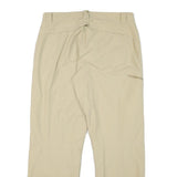 ODLO Mens Beige Polyester Blend Regular Leg Trousers W33 L30 Outdoor Active Wear