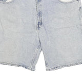 FADED GLORY Mens Denim Blue Casual Shorts XL W34 Cotton Blend Classic Fit