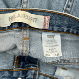 Levis 550 Jeans - 34W 29L Blue Cotton