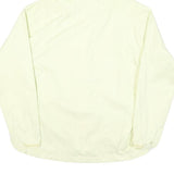 HELLY HANSEN Womens Pale Yellow Jacket M Nylon Zip Hooded Plain Outdoor