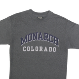 OURAY Mens Grey Monarch Colorado Graphic T-Shirt M Short Sleeve Crew Neck