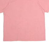 NIKE Womens Pink T-Shirt XL Short Sleeve Crew Neck Branded Logo Tape Stripe