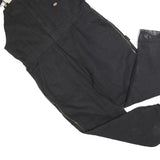 DICKIES Womens Black Relaxed Cotton Blend Dungarees 2XL W40 L30 Workwear
