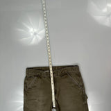 Carhartt Carpenter Trousers - 34W 30L Brown Cotton