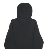 ELLESSE Mens Black Hoodie S Cotton Blend Pullover Hooded Sweatshirt Logo