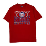 Philadelphia Phillies Unbranded Graphic T-Shirt - Large Red Cotton