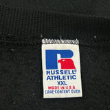 Made In USA Detroit Red Wings Russell Athletic Graphic Sweatshirt - 2XL Black Cotton Blend