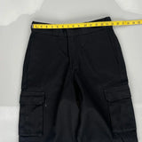 Dickies Cargo Shorts - 30″ Waist Black Polyester Blend