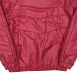CV CHARLES VOGELE Womens Red Polyester Blend Classic Zip Jacket L Padded Plain