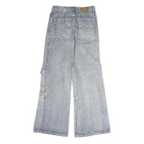 GUANGYI Mens Jeans Blue Regular Straight Denim Light W26 L27 Casual Workwear