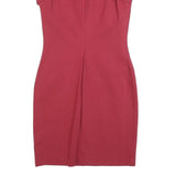 GUESS Womens Red Cotton Blend Bodycon Dress Sleeveless Short Size S Zipper